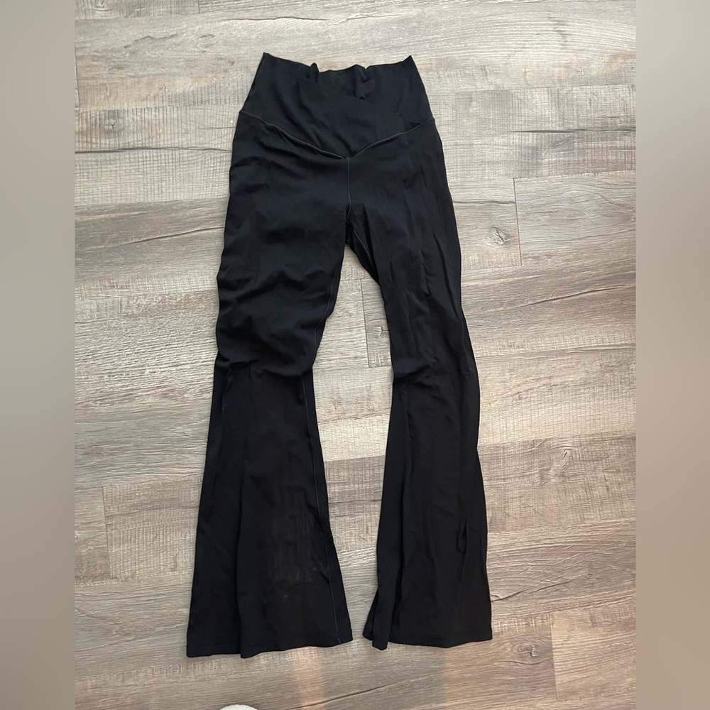 Aerie criss cross flare leggings